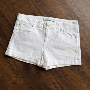 Celebrity Pink Women's Off White Denim Shorts